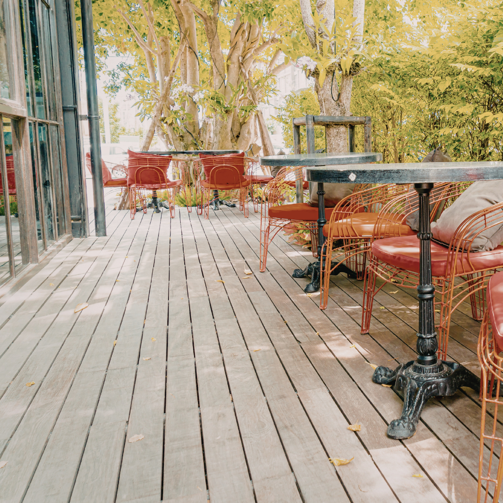 New Decked Patios in Buckley