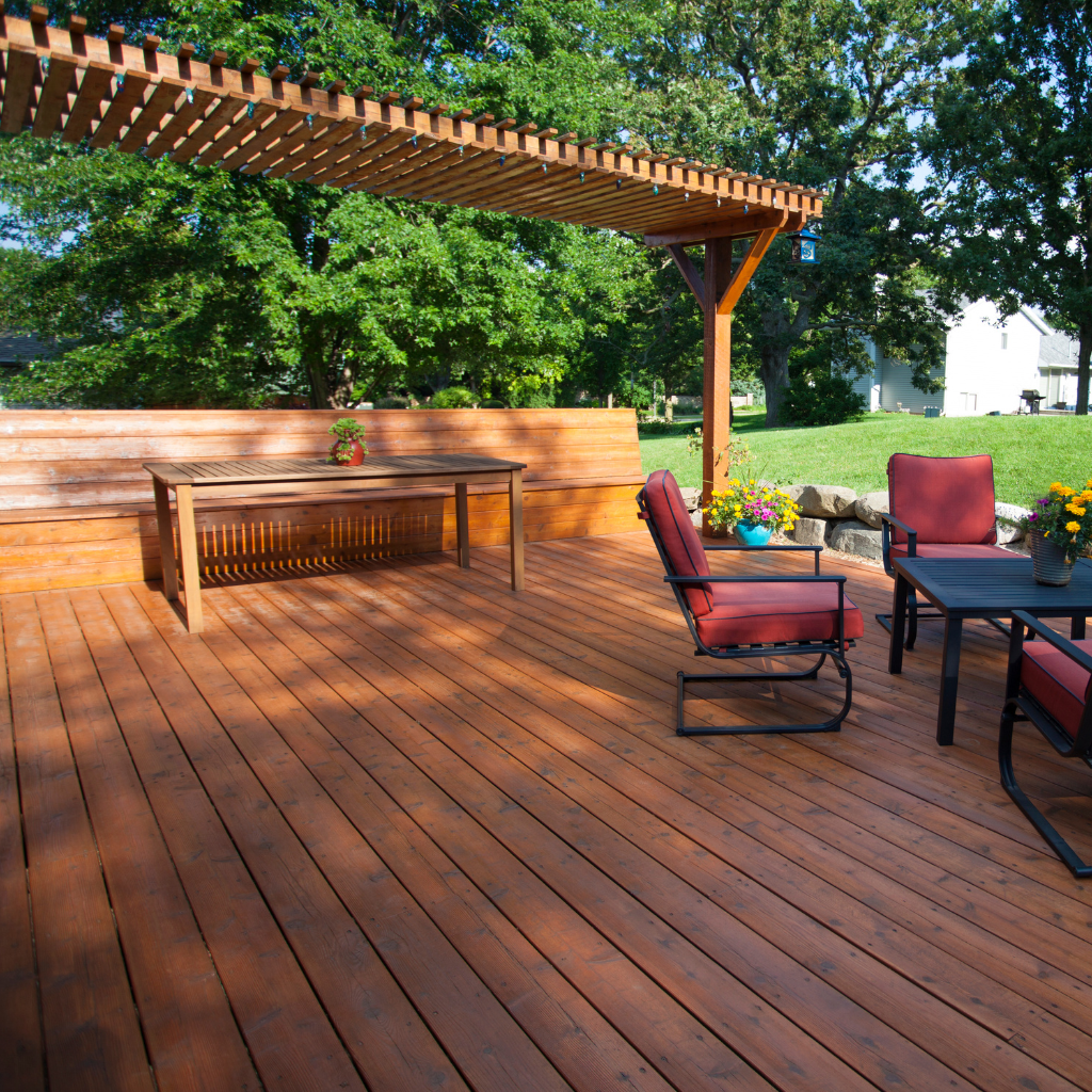 Patio Decking Replaced in Buckley