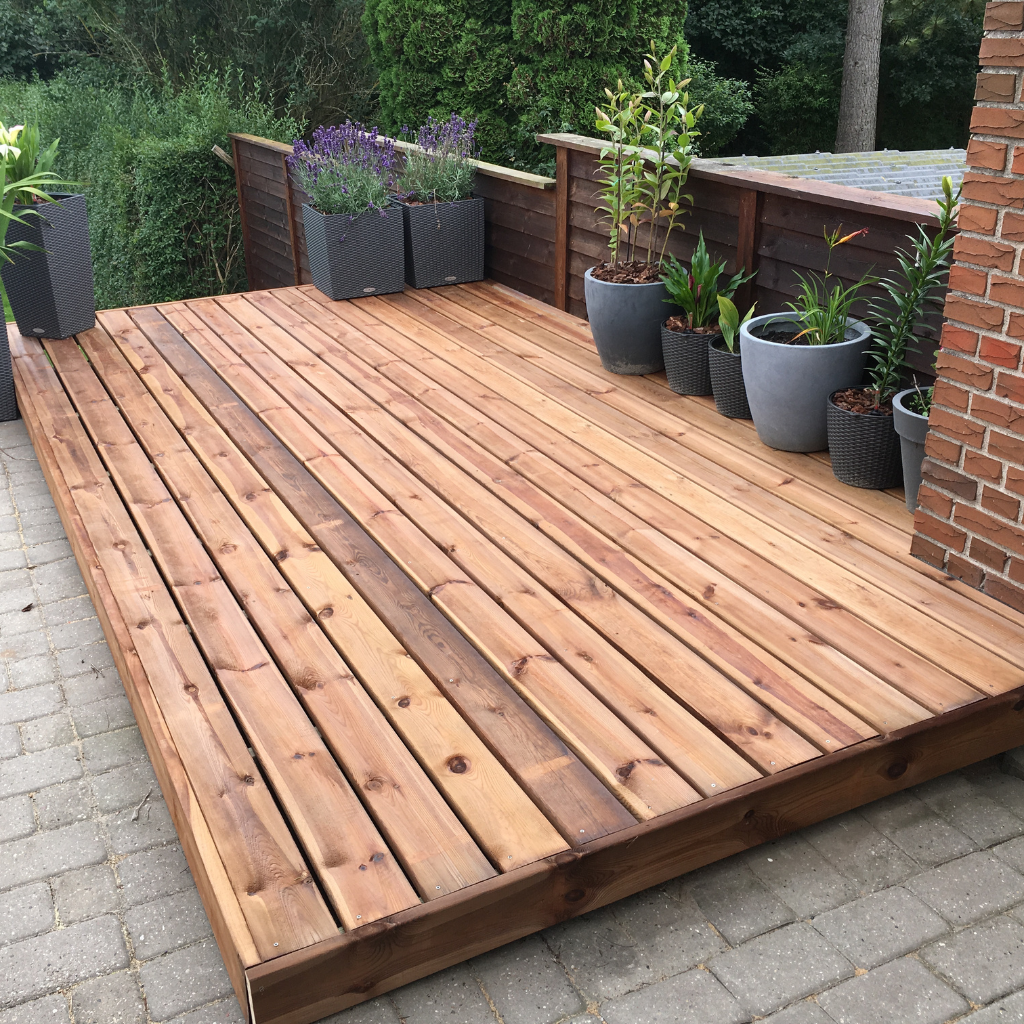 Patio Decking in Buckley